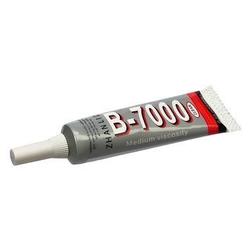 Клей силіконовий Zhanlida B-7000, прозорий, 15ml, у тюбику з дозатором 230133 фото