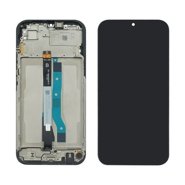 Дисплей для Xiaomi Redmi 15C з чорним тачскрином та корпусною рамкою European Service Pack 50966 фото