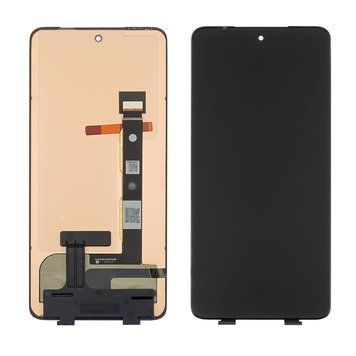 Дисплей для Motorola G82 з чорним тачскрином OLED 44128 фото