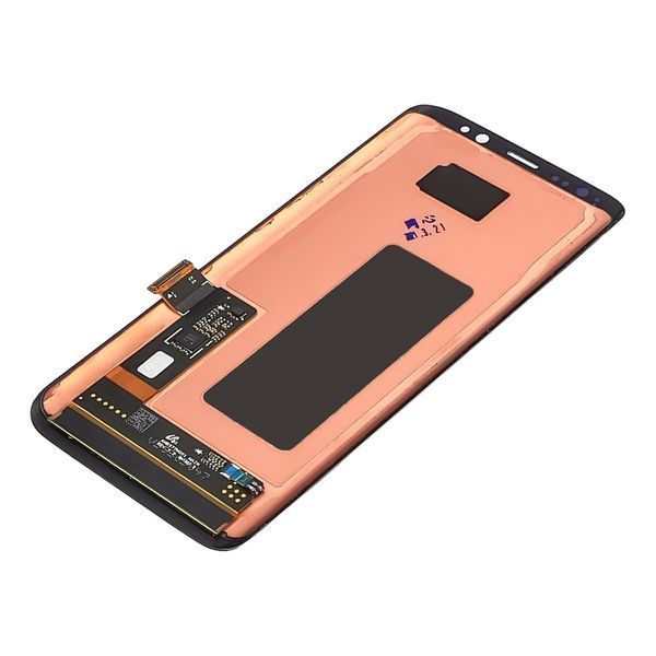 Дисплей для Samsung G950 Galaxy S8 з чорним тачскрином Original (переклеєне скло) 34412 фото