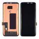 Дисплей для Samsung G950 Galaxy S8 з чорним тачскрином Original (переклеєне скло) 34412 фото 1
