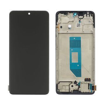 Дисплей для Xiaomi Redmi Note 14 (4G) з чорним тачскрином та корпусною рамкою 159.6 mm IPS 48454 фото