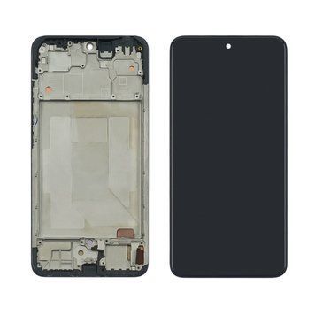 Дисплей для Xiaomi Redmi Note 14 (4G) з чорним тачскрином та корпусною рамкою 161 mm OLED 50238 фото