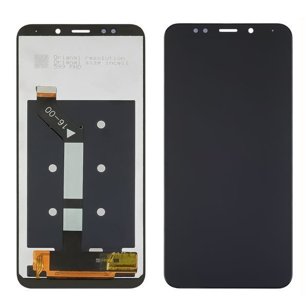 Дисплей для Xiaomi Redmi 5 Plus з чорним тачскрином Service Pack 45690 фото