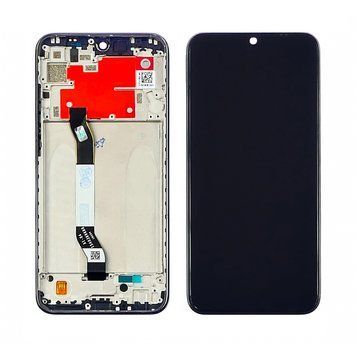 Дисплей для Xiaomi Redmi Note 8T з чорним тачскрином та сірою корпусною рамкою 25886 фото