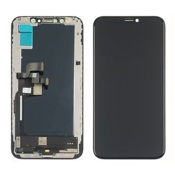 Дисплей для Apple iPhone XS з чорним тачскрином Original (переклеєне скло) 47138 фото