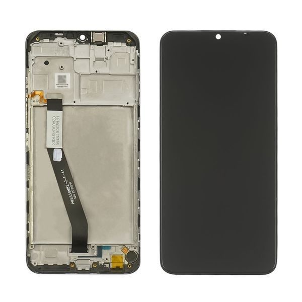 Дисплей для Xiaomi Redmi 9 з чорним тачскрином та корпусною рамкою Service Pack 48606 фото