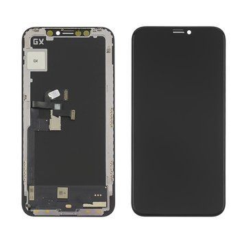 Дисплей для Apple iPhone X з чорним тачскрином GX-AMOLED HARD без упаковки 48821 фото
