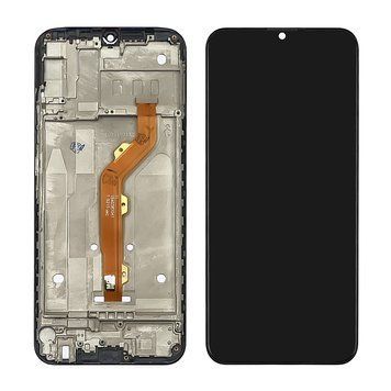 Дисплей для Tecno Spark 4/ Camon 12 (KC2/ KC8/ CC7) з чорним тачскрином та корпусною рамкою 42042 фото
