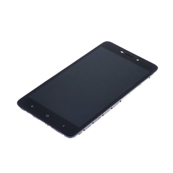 Дисплей для Xiaomi Redmi 4A з чорним тачскрином та корпусною рамкою 22821 фото